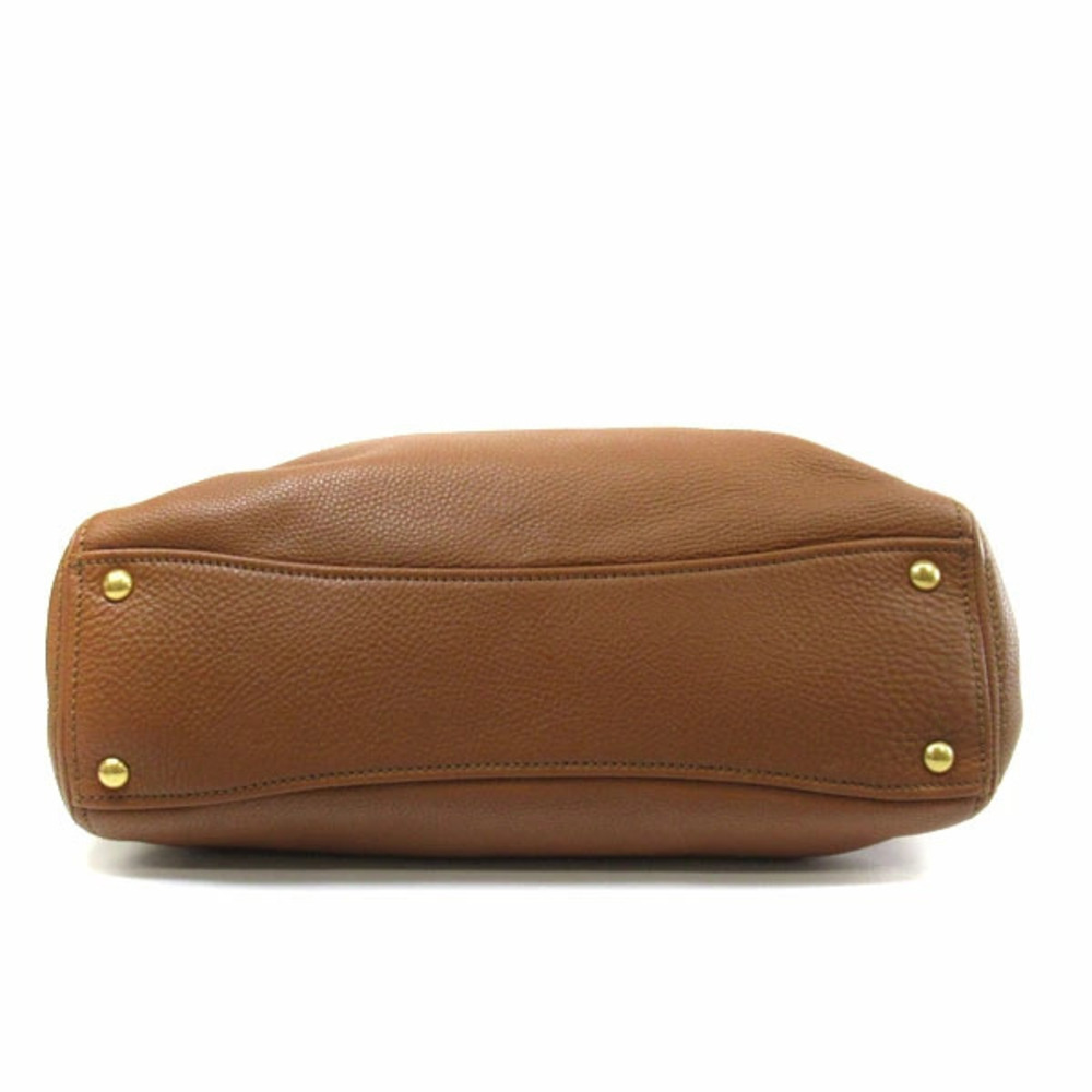 Miu Miu Vitello Daino handbag brown pebbled leather - Picture 4 of 10